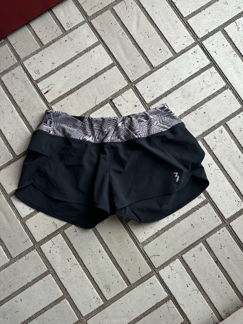 Womens 361 Black Running Shorts